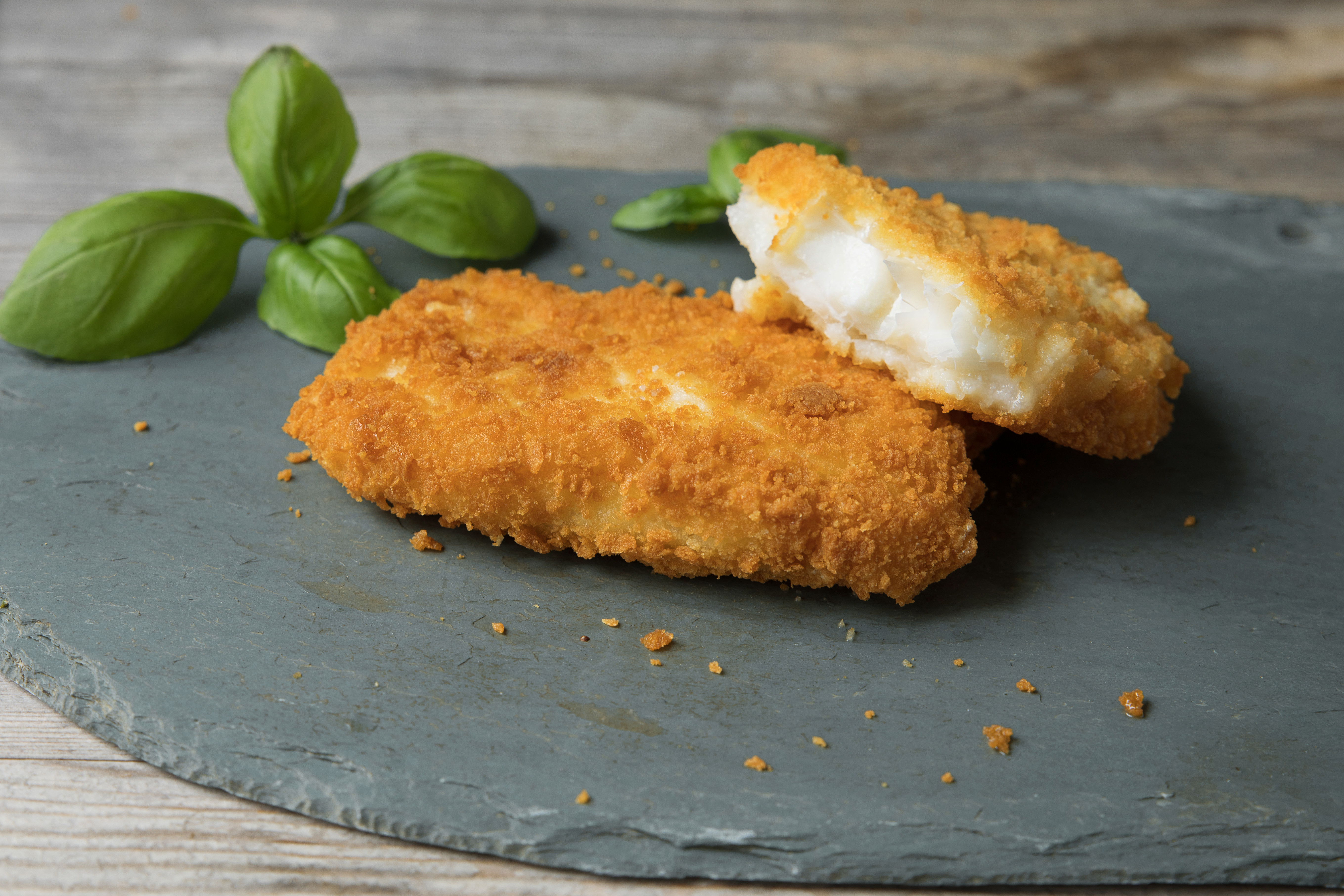 Breaded cod